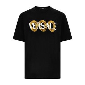Versace Bold Logo Print Cotton T-Shirt - NWT